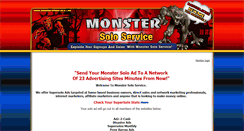 Desktop Screenshot of monstersoloservice.com